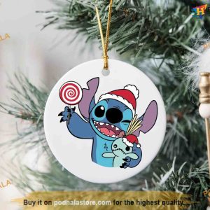 Lilo And Stitch Family Christmas Ornament, Disney, Personalized Family Ornaments
