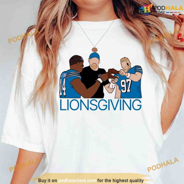 LionsThanksgiving TShirt For Detroit Lions Fans