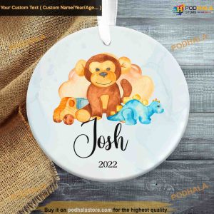 Little Monkey Baby's First Ornament, Friends Christmas Ornaments