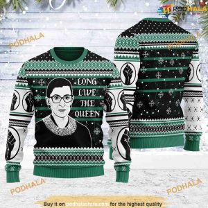 Long Live The Queen Cute Ugly Christmas Sweater