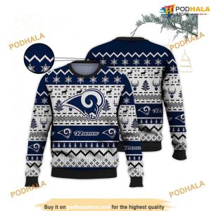 Los Angeles Football Family Ugly Christmas Sweater