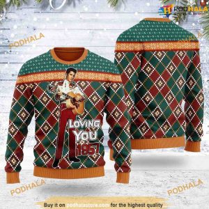 Loving You 1957 Christmas Friends Christmas Sweater