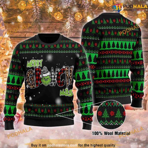 MERRYGRINCH Christmas 3D Xmas Vacation Sweater