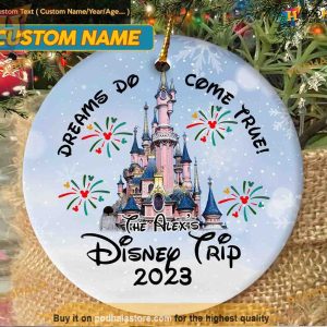 Magic Castle Trip Ornament 2023, Family Christmas Keepsake