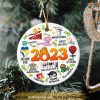 Major Events 2023 Ornament, Family Christmas Tree Decoration, Personalized Family Ornaments