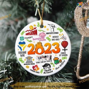 Major Events 2023 Ornament, Family Christmas Tree Decoration, Personalized Family Ornaments