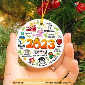 Major Events 2023 Ornament Family Christmas Tree Decoration Personalized Family Ornaments 2