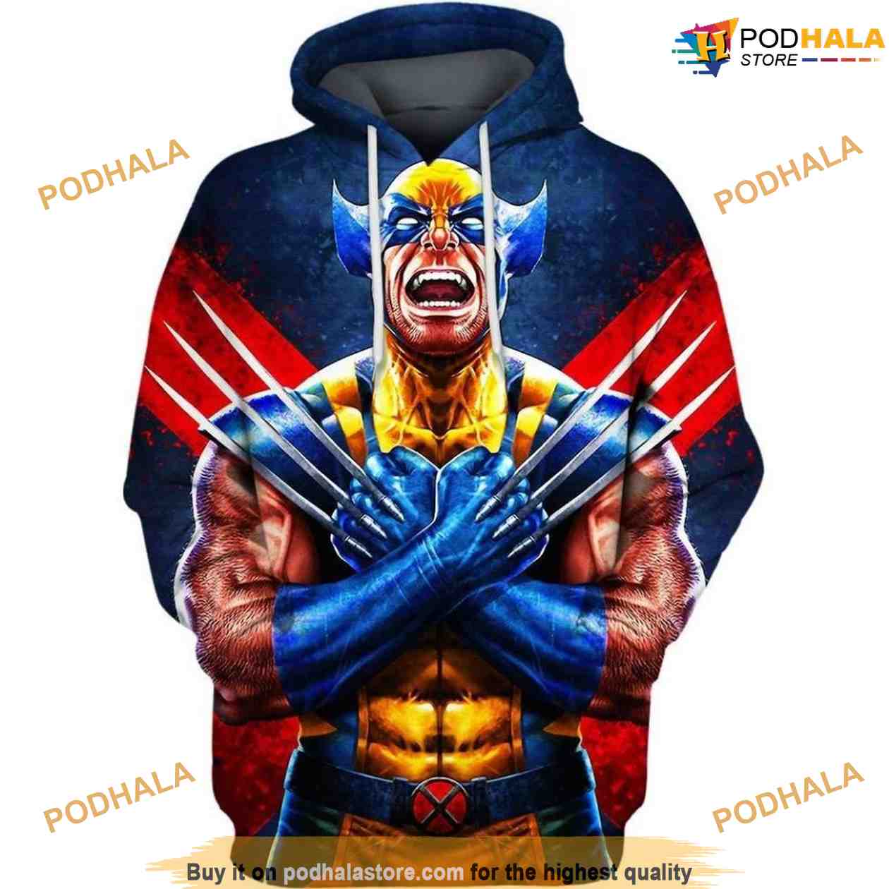 Wolverine hoodie outlet marvel