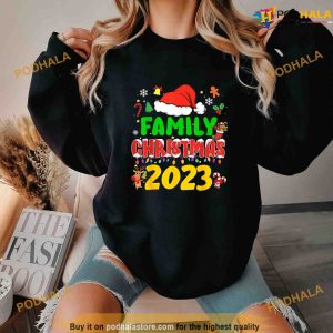 Matching Family Christmas 2023 Team Santa Elf Squad Pajamas Shirt 2