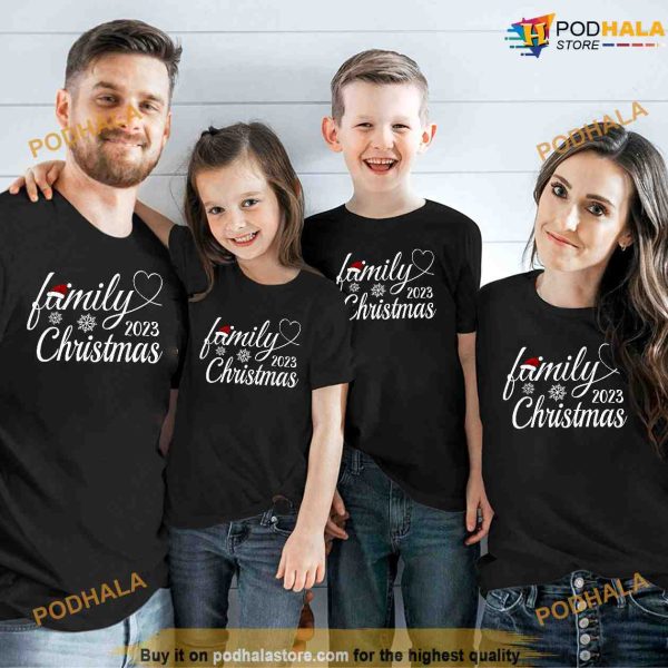 Matching Family Xmas Shirt, Christmas 2023 Shirt