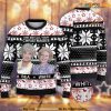 May All Your Christmases Bea White Christmas 3D Funniest Ugly Christmas Sweater