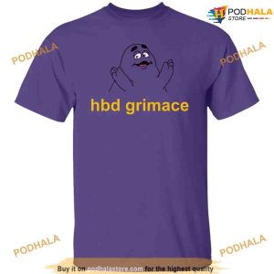McDonald Happy Birthday Grimace Shirt Hbd Grimace TShirt 2