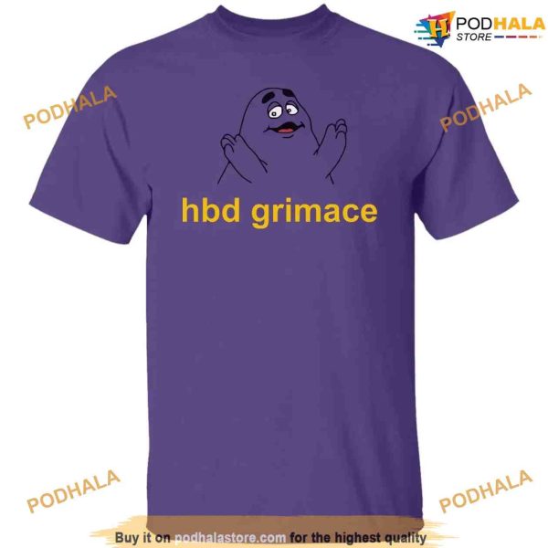 McDonald Happy Birthday Grimace Shirt, Hbd Grimace TShirt