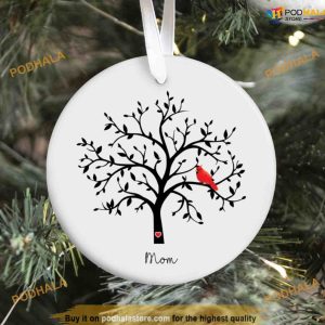 Memorial Cardinal Christmas Ornament, Remembrance Tree, Family Tree Decoration