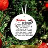 Memorial Christmas in Heaven Ornament Family Christmas Tree Ornaments