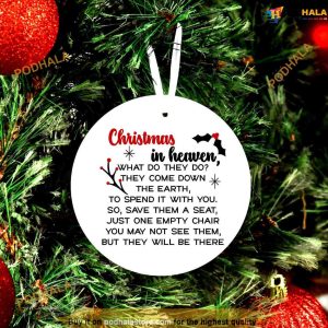 Memorial Christmas in Heaven Ornament Family Christmas Tree Ornaments