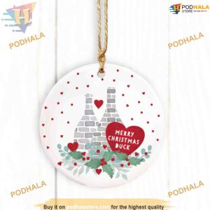 Merry Christmas Duck Ornament, Stoke on Trent, Friends Christmas Ornaments