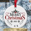 Merry Christmas Ornament, Family Tree Decoration