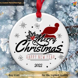 Merry Christmas Ornament, Funny Christmas Ornaments