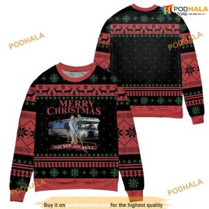 Merry Christmas Shitter was full funny 3D Womens Christmas Sweater