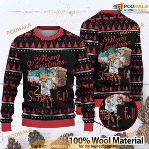 Merry Christmas Shitters Full Custom Funny Womens Christmas Sweater