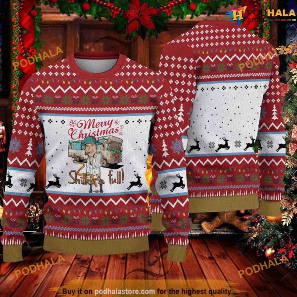 Merry Christmas Shitters Funny Womens Christmas Sweater