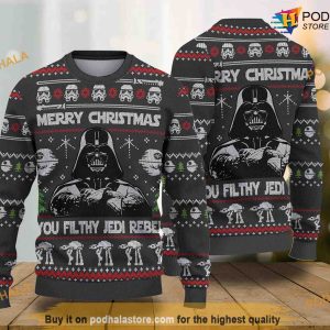 Merry Christmas Star Wars Funny Xmas Sweater