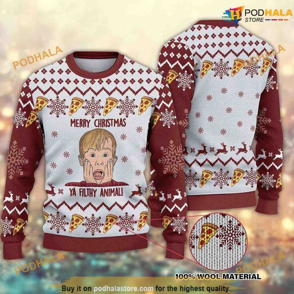 Merry Christmas Ya Filthy Kevin Cute Ugly Christmas Sweater