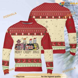 Merry Creepy Xmas Cute Ugly Christmas Sweater