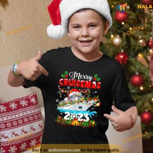 Merry Cruisemas 2023 Xmas Shirt Family Cruise Christmas Gift 3