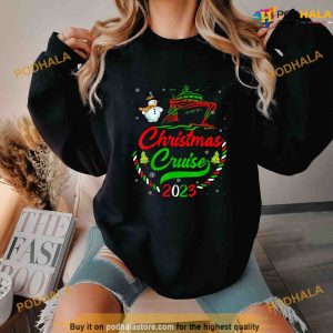 Merry Cruisemas Family Cruise Christmas 2023 Funny Boat Trip Shirt 2