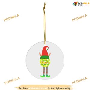 Merry Dwarf Pickleball Ornament, Family Tree Decoration