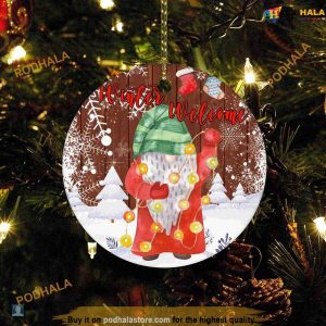Merry Gnome Christmas Ornaments Funny Christmas Ornaments