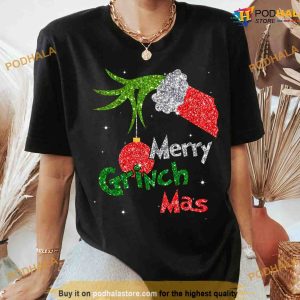 Merry Grinchmas Ornament Shirt, Grinch Christmas Sweatshirt