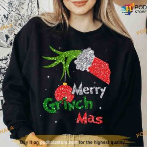 Merry Grinchmas Ornament Shirt Grinch Christmas Sweatshirt 3
