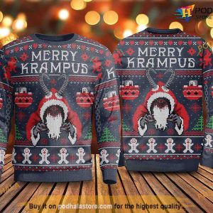 Merry Krampus Xmas 3D Cute Ugly Christmas Sweater
