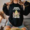 Metallica Sweatshirt Santa Merry Christmas Light Shirt
