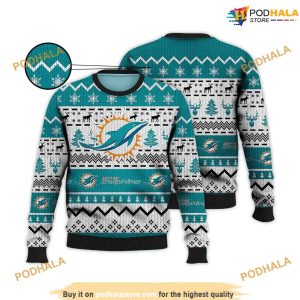 Miami Football Christmas Vacation Sweater
