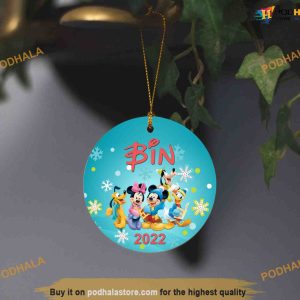 Mickey And Friends Custom Disney Ornament, Disneyland Christmas Ornaments