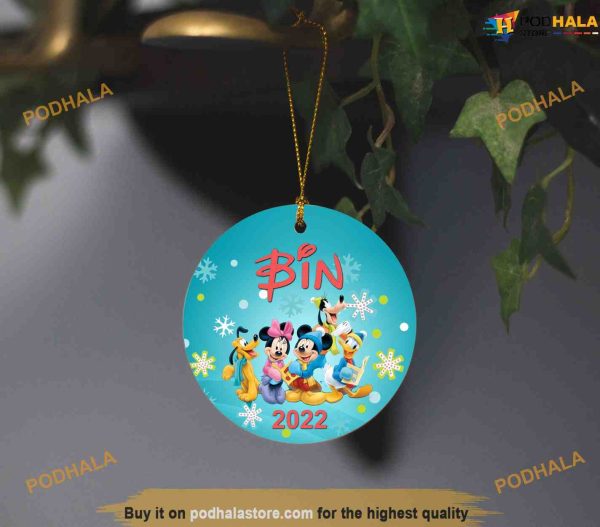 Mickey And Friends Custom Disney Ornament, Disneyland Christmas Ornaments