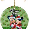 Mickey Minnie 2023 Ornament, Personalized Christmas Disney Christmas Tree Decor