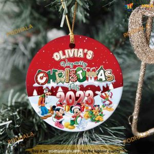 Mickey and Friends 2023 Christmas Ornament, Mickey Mouse Ornaments