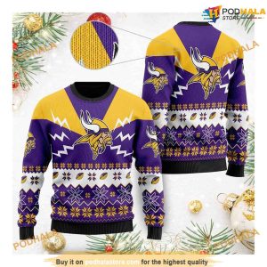 Minnesota Football NFL Ugly Christmas Sweater