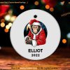 Monkey Christmas Ornament, Personalized Family Christmas Ornaments