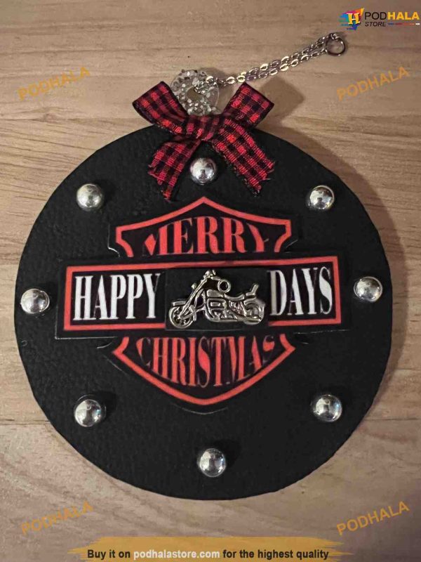 Motorcycle Enthusiast Christmas Ornament, Family Ornaments For Dad
