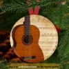 Musical Guitar Christmas Decor s76, Family Tree Decoration