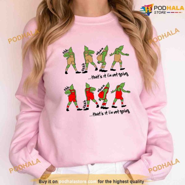 My Day I’m Booked Grinch Sweatshirt For Womens Mens, Grinch Gift Ideas