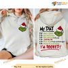 My Day I'm Booked Grinch Sweatshirt, Grinch Christmas Sweatshirt