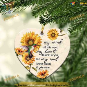 My Mind Talks To You Memorial Ornament, Family Christmas Tree Ornaments