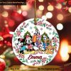 Name Mickey & Friends Ornament, Personalized Family Ornaments